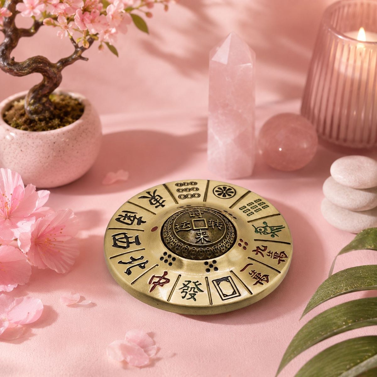 Feng Shui Fortune - L'Argent qui arrive avec des tuiles de Mahjong