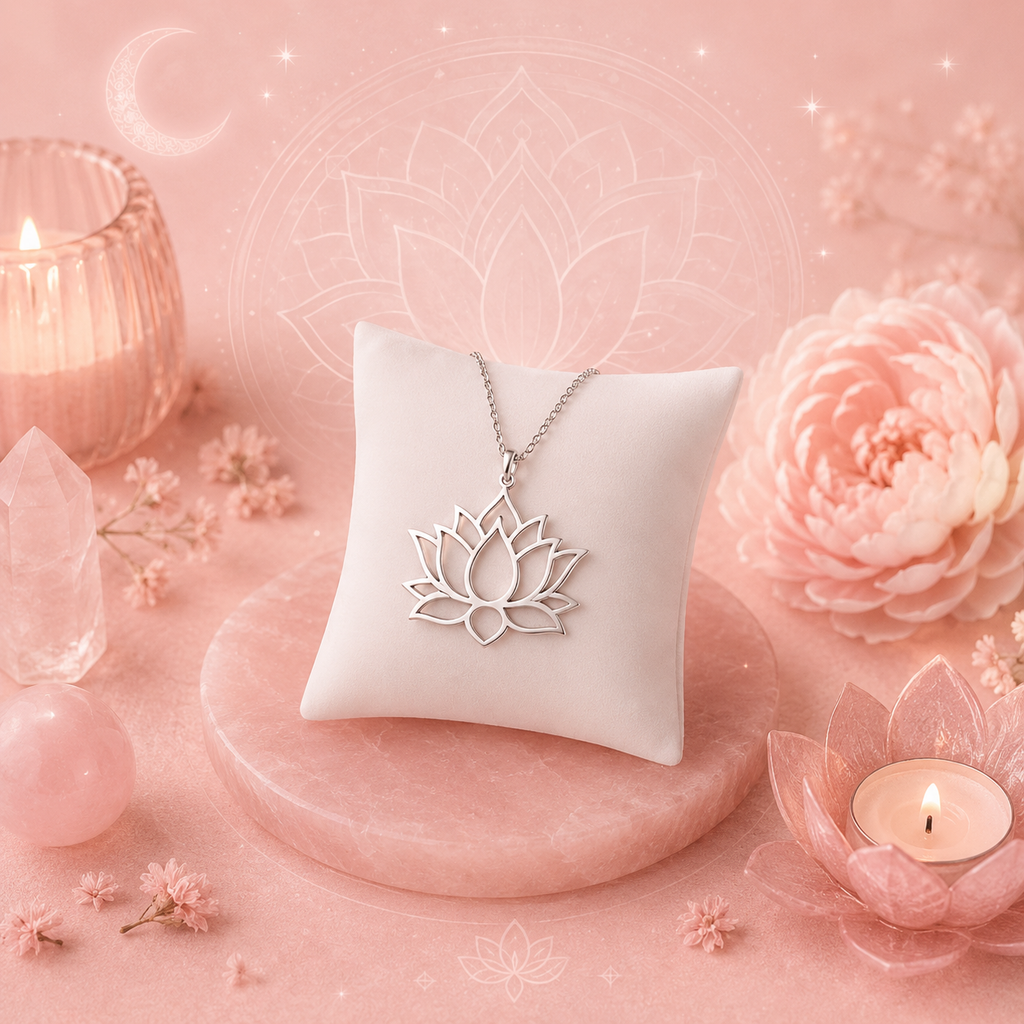 Pendentif Fleur de Lotus zen