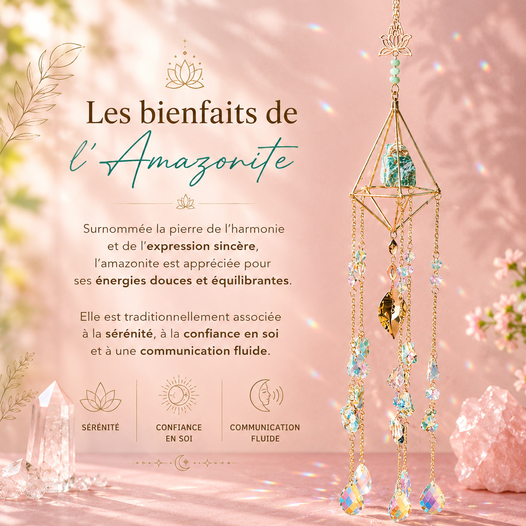 Attrape-soleil en Amazonite – Attrape-Soleil Arc-en-Cie