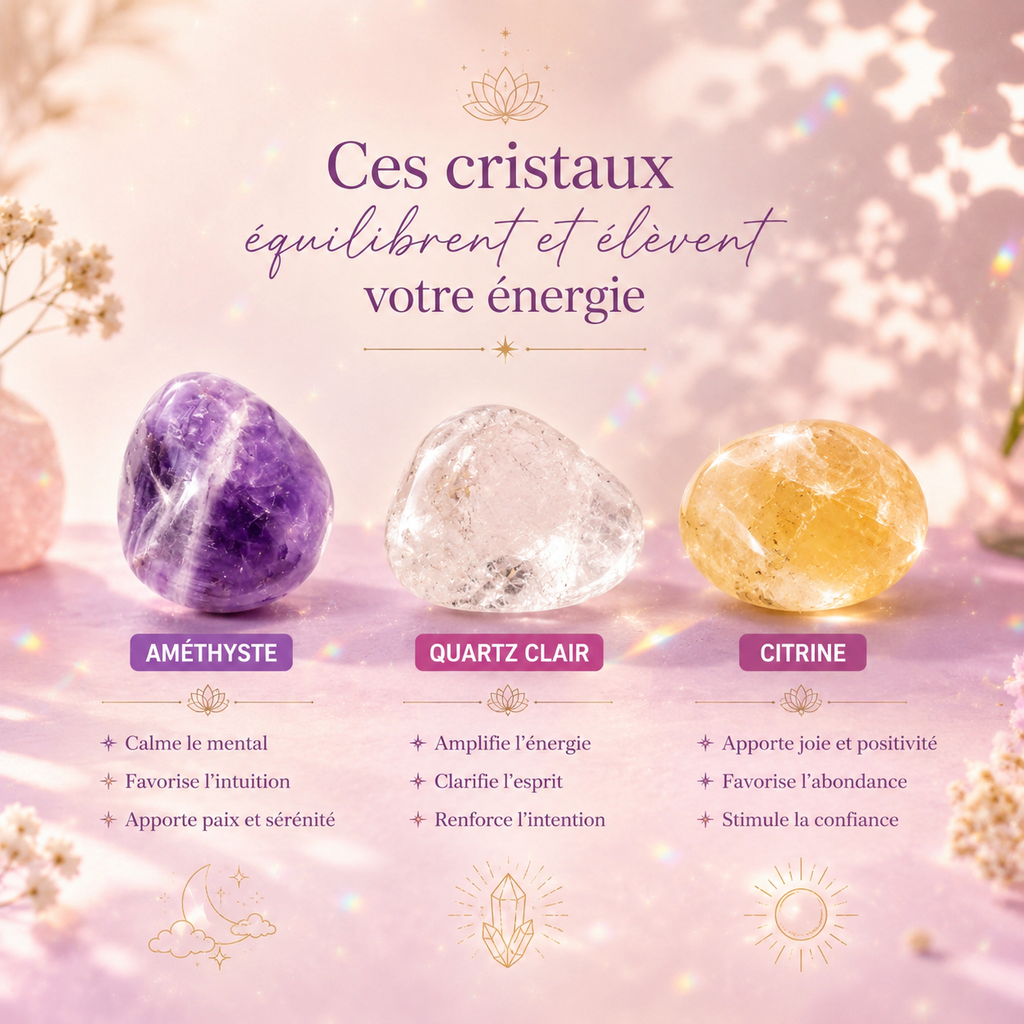 Attrape-soleil mural en pierres des chakras - Décoration en cristal