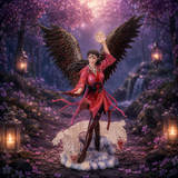 Magie Élémentaire - Sorcière de l'Air - Anne Stokes (19,5x11,4x22,9 cm)