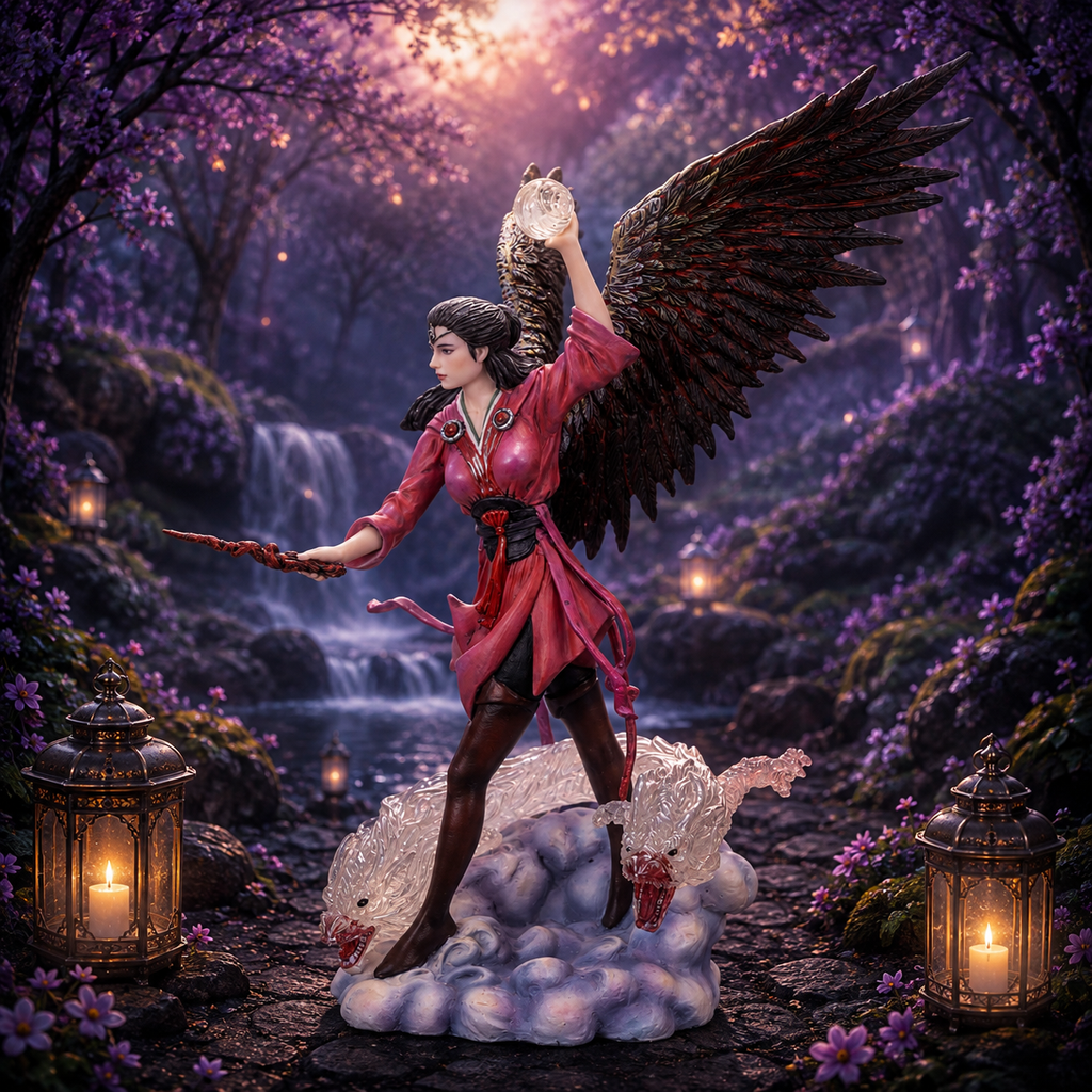 Magie Élémentaire - Sorcière de l'Air - Anne Stokes (19,5x11,4x22,9 cm)