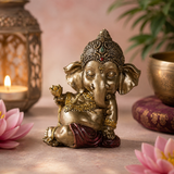 Petit Ganesha - Sagesse & Prospérité (11x8,4x13,5 cm)