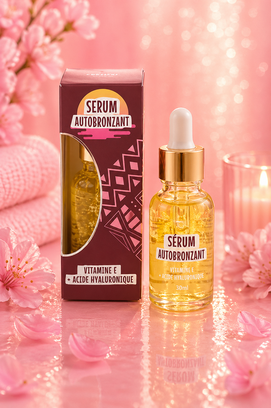 Sérum Autobronzant Vitamine E + Acide Hyaluronique (20 ml)