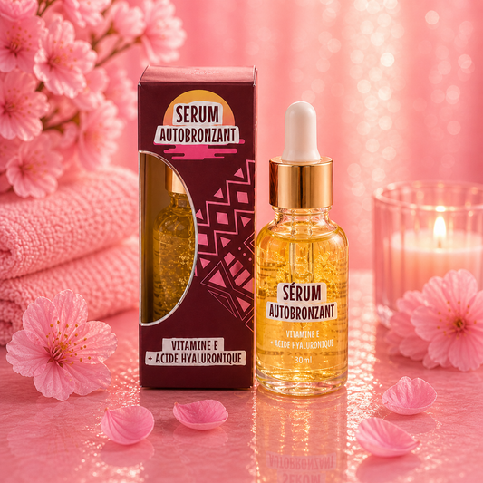 Sérum Autobronzant Vitamine E + Acide Hyaluronique (20 ml)