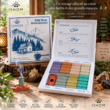 Coffret de 70 Briques D'Encens Naturel & Brûleur - Le Far West