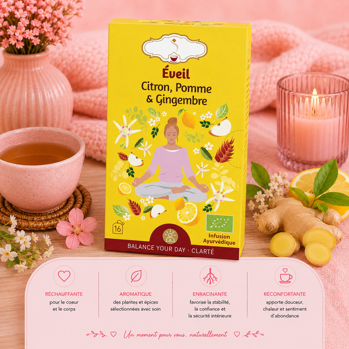 Tisane bio "ÉVEIL" - Harmoniser vos journées & booster votre bien-être
