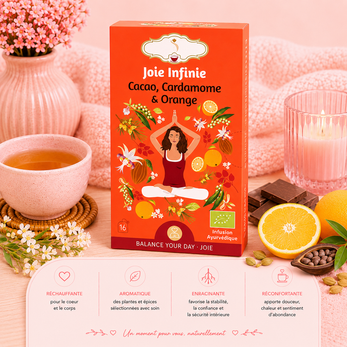 Tisane bio "JOIE INFINIE" - Naturelle & réconfortante