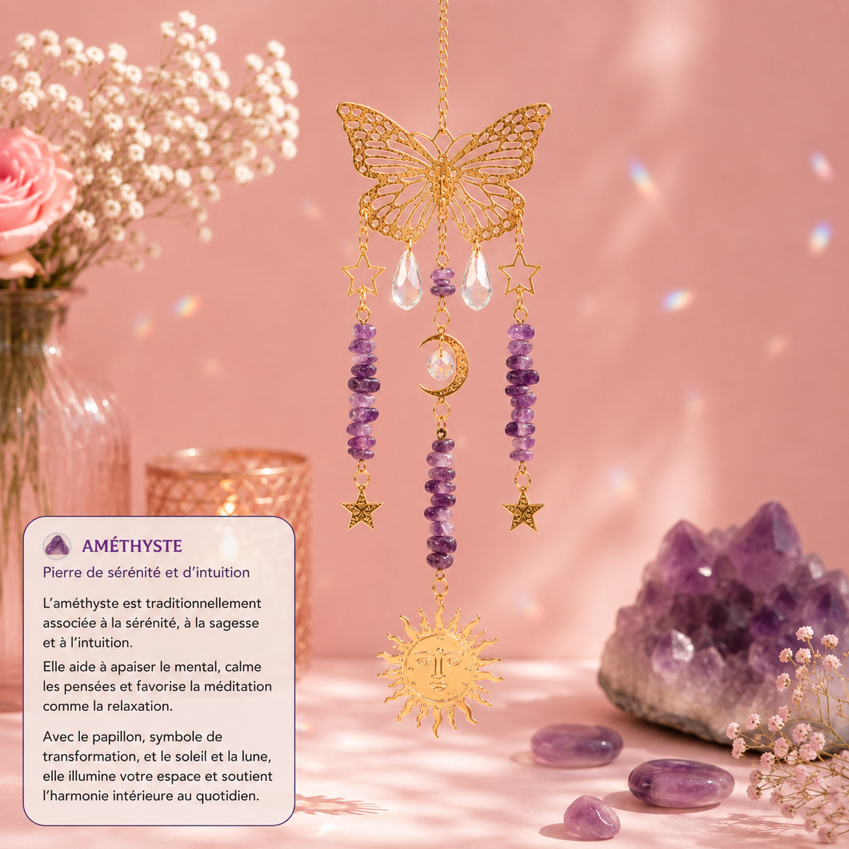 Attrape-soleil collection Papillon Soluna (plusieurs variantes)