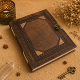Carnet en cuir extra large personnalisable (25x32,5 cm)