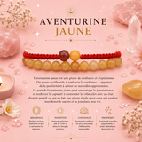 Bracelets double puissance avec pierres précieuses - Aventurine jaune