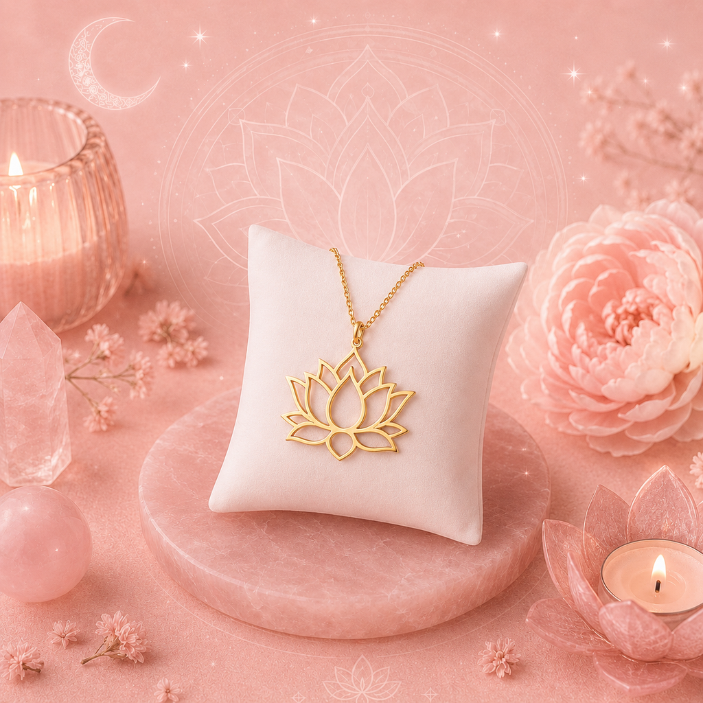 Pendentif Fleur de Lotus zen