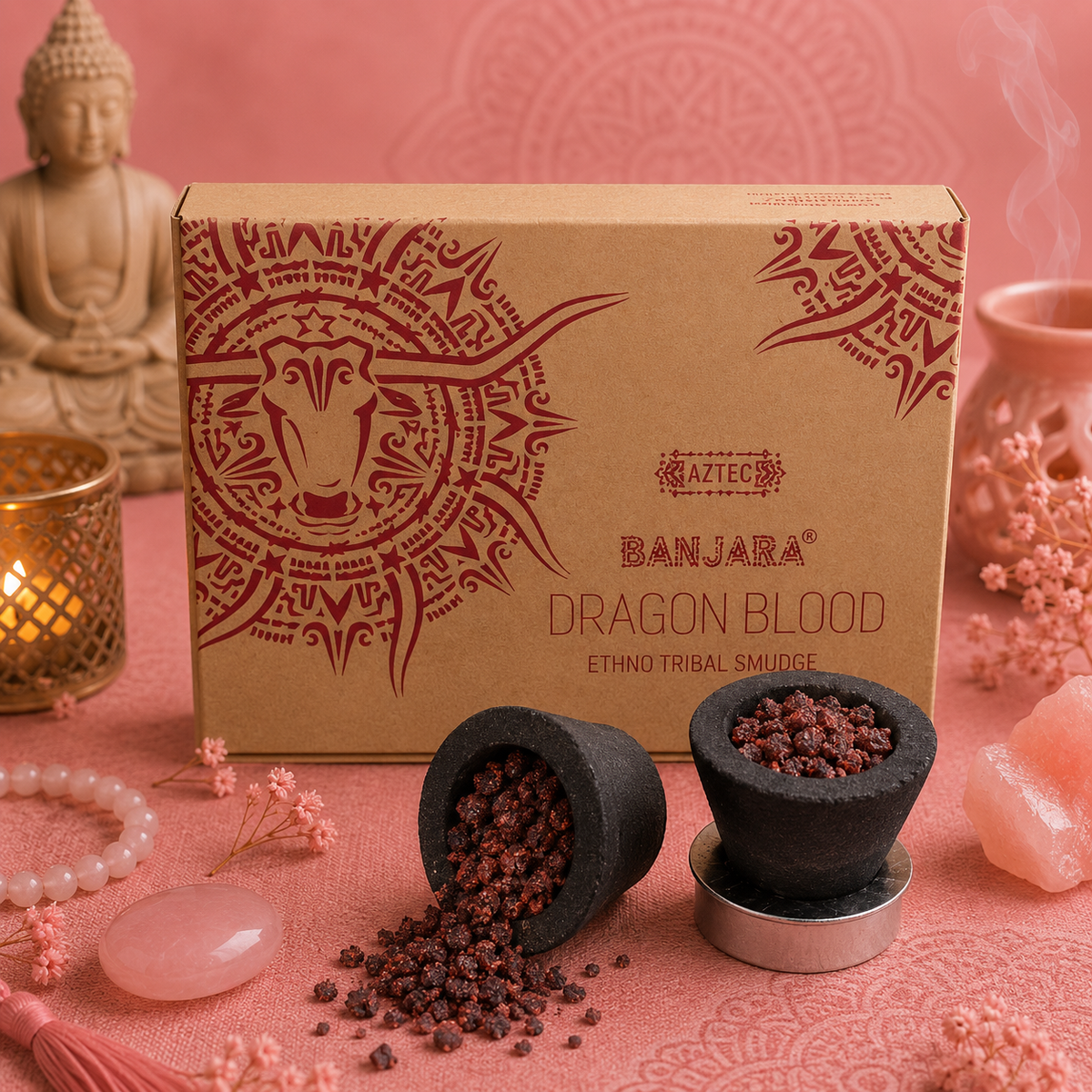 Tasses de résine de Banjara
