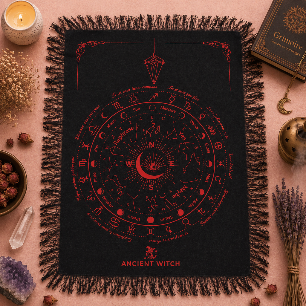 Tapis de divination pour pendule (9 modèles)