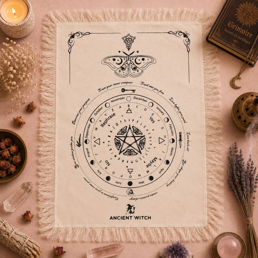 Tapis de divination pour pendule (9 modèles)