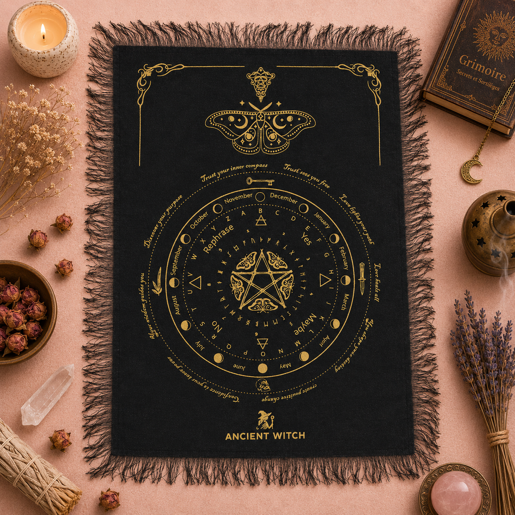 Tapis de divination pour pendule (9 modèles)