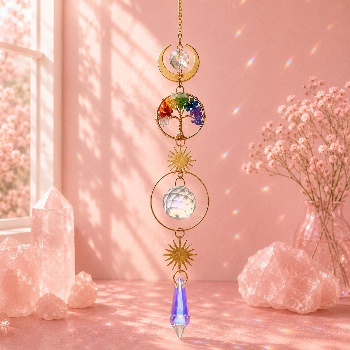 Attrape-soleil Arbre de Vie – Lumière, Énergie et Harmonie