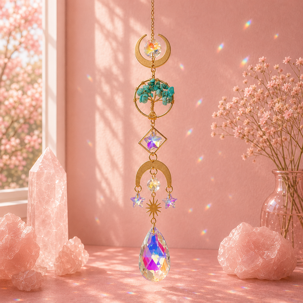 Attrape-soleil Arbre de Vie – Lumière, Énergie et Harmonie