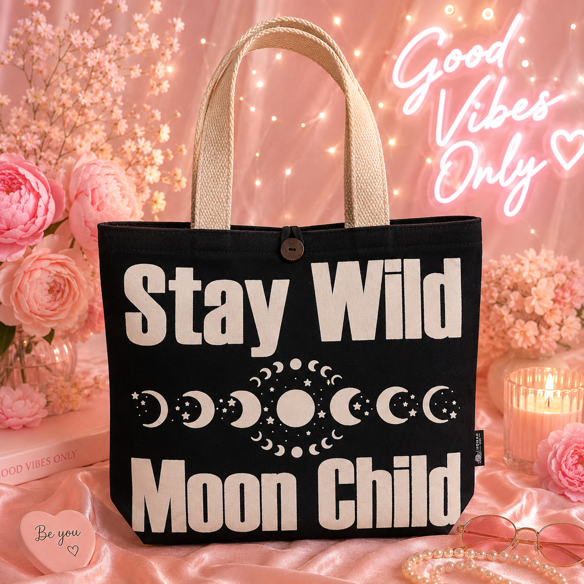 Sac Tote Bag Basique Iconic (43 x 36 cm) - Plusieurs variantes