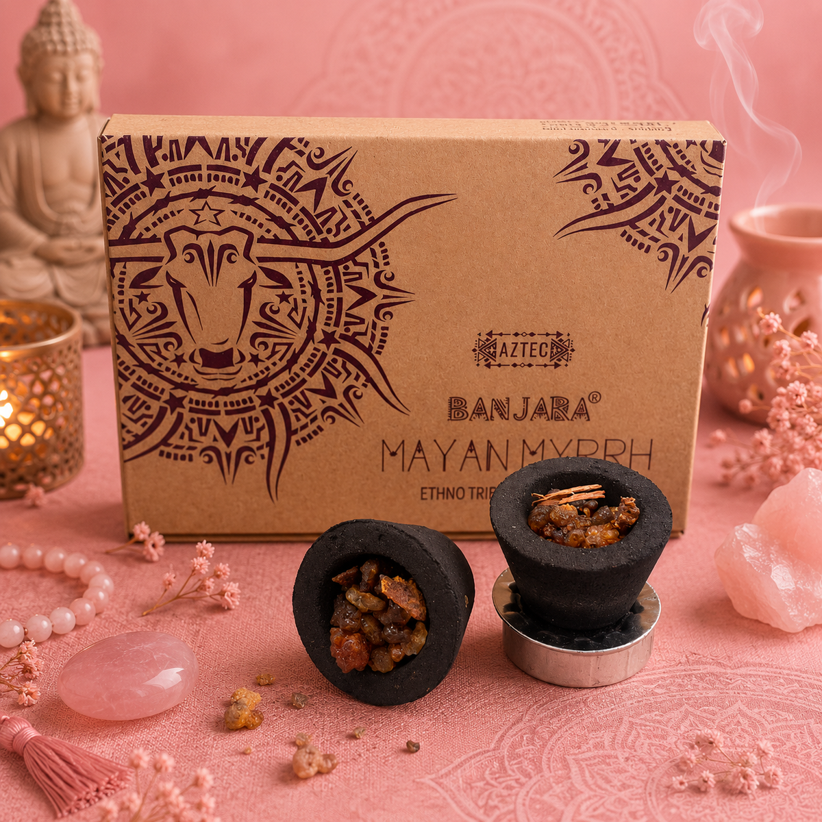 Tasses de résine de Banjara