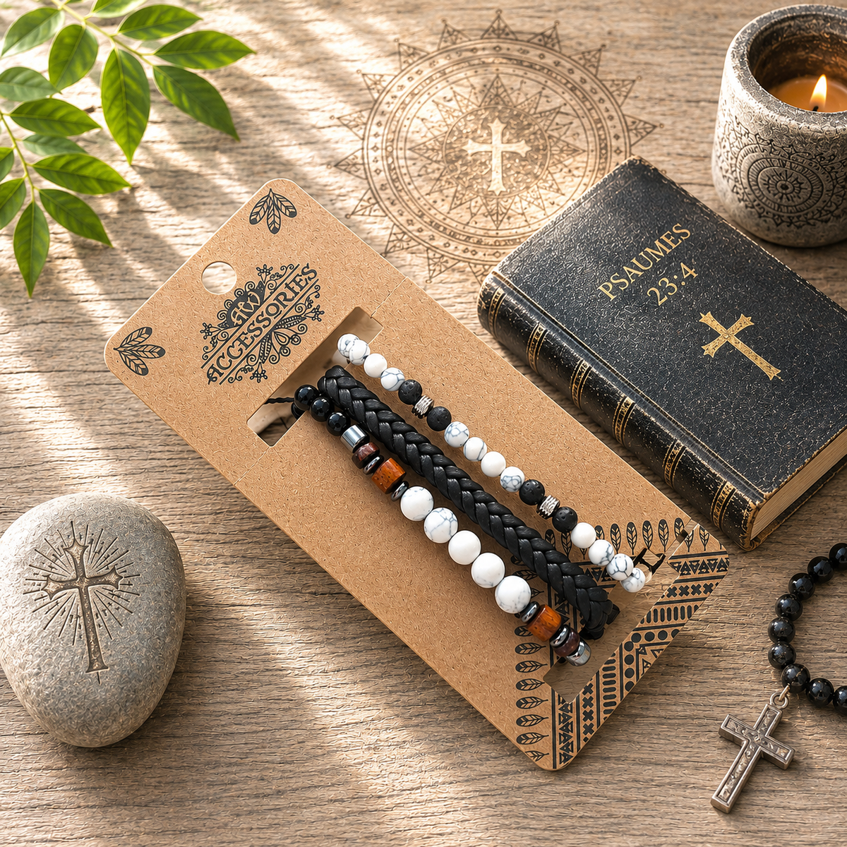 Set de bracelets pour Homme Premium – City Slicker Blacks