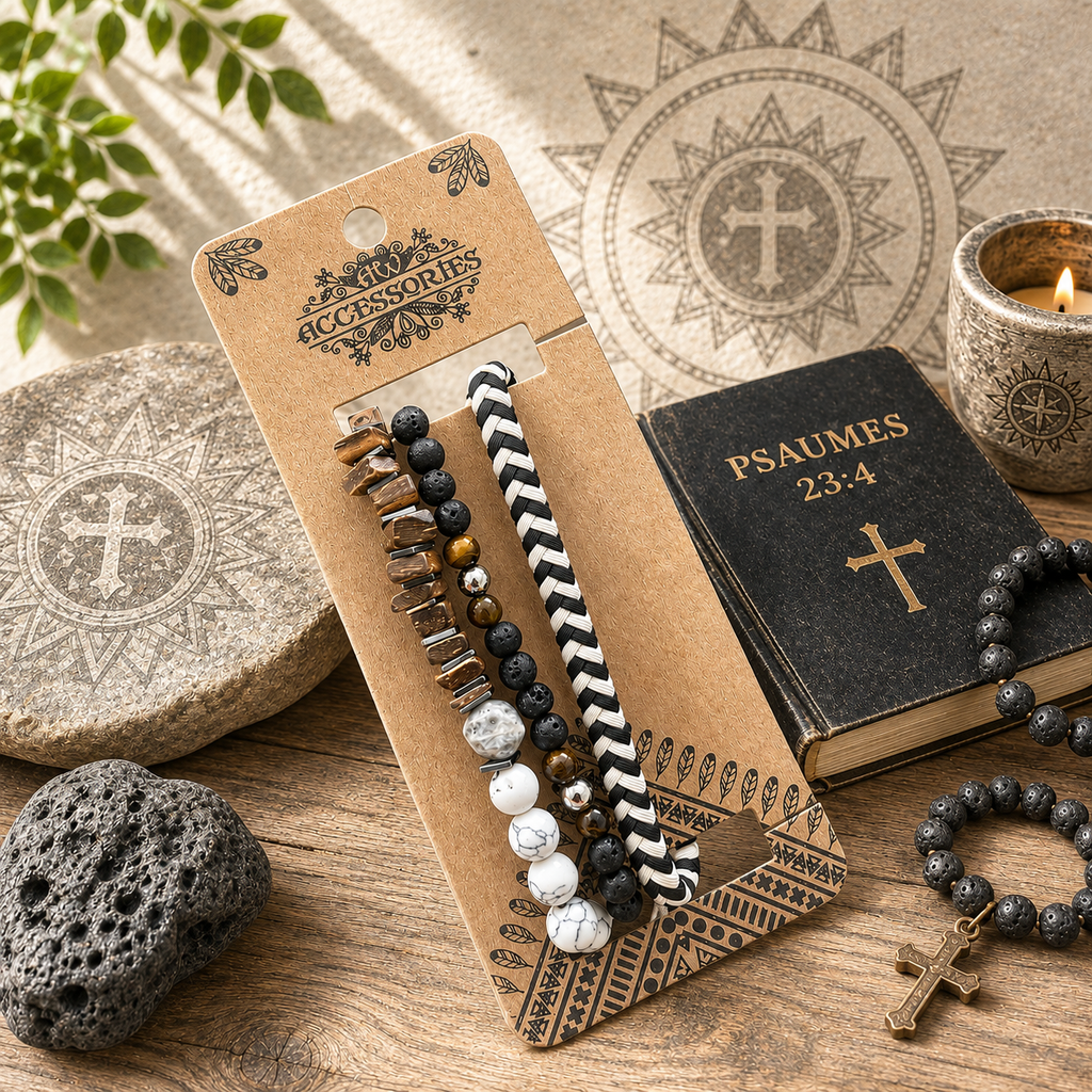 Set de bracelets pour Homme Premium – City Slicker Blacks