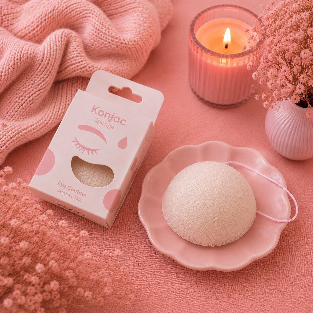 Éponge konjac spéciale yeux (2 variantes)