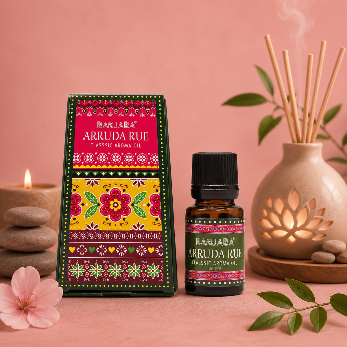 Huiles parfumées indiennes Banjara - 10 ml (plusieurs senteurs)