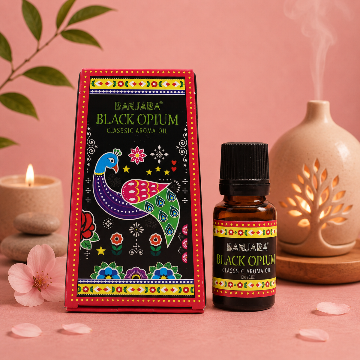 Huiles parfumées indiennes Banjara - 10 ml (plusieurs senteurs)