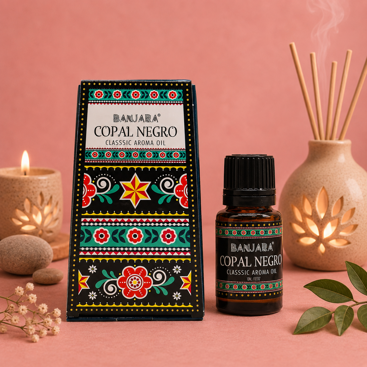 Huiles parfumées indiennes Banjara - 10 ml (plusieurs senteurs)