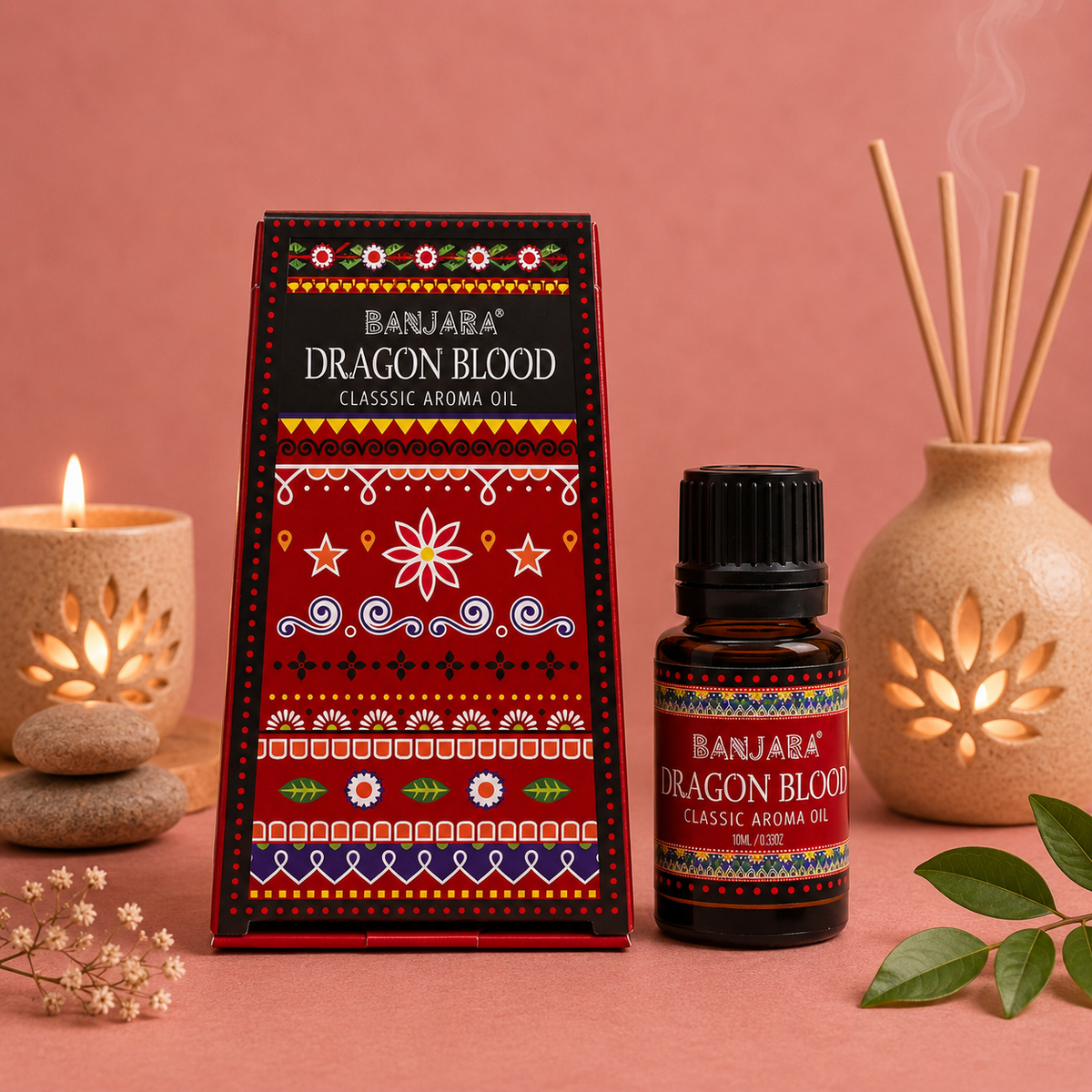 Huiles parfumées indiennes Banjara - 10 ml (plusieurs senteurs)