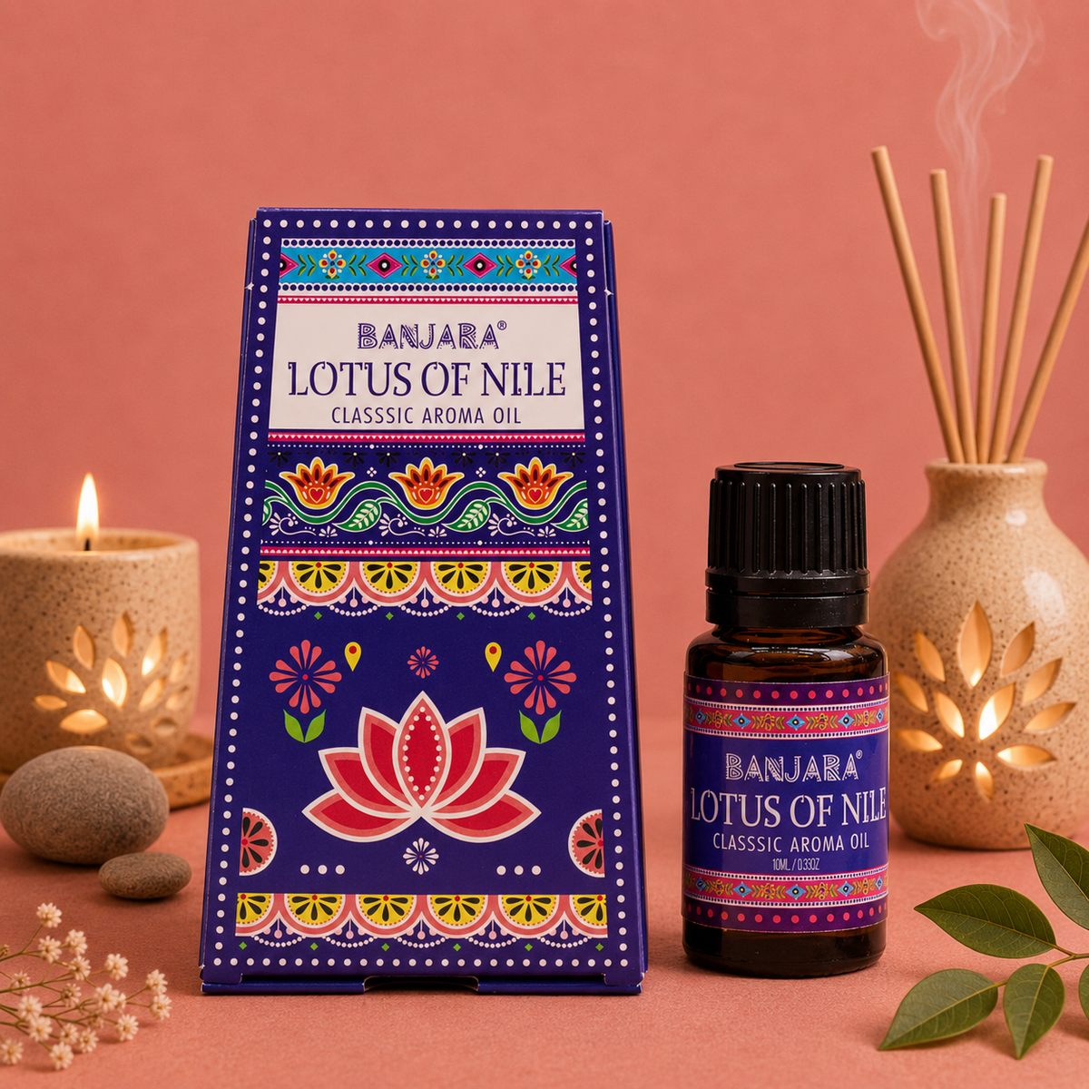 Huiles parfumées indiennes Banjara - 10 ml (plusieurs senteurs)