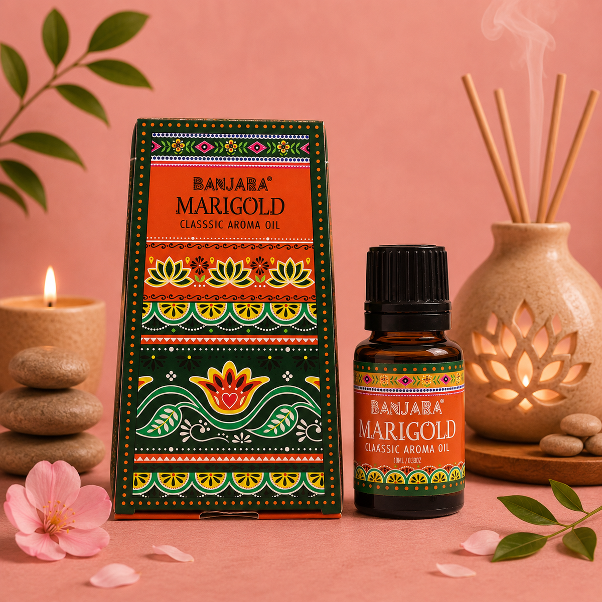 Huiles parfumées indiennes Banjara - 10 ml (plusieurs senteurs)