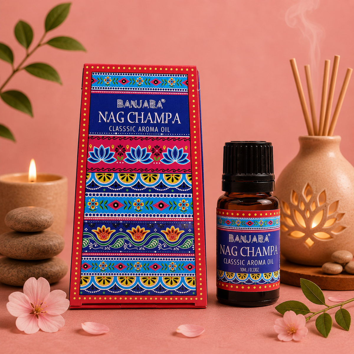 Huiles parfumées indiennes Banjara - 10 ml (plusieurs senteurs)
