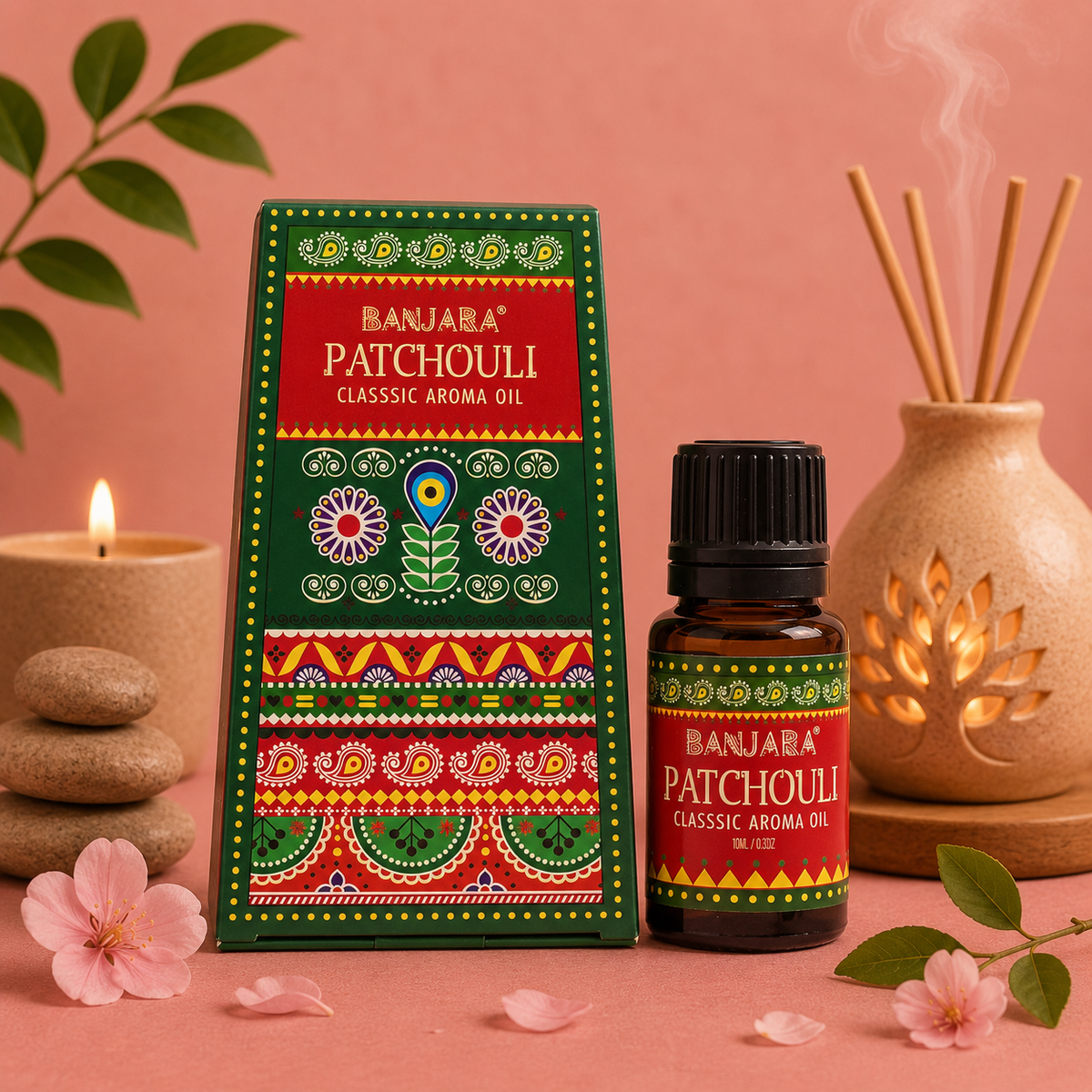 Huiles parfumées indiennes Banjara - 10 ml (plusieurs senteurs)