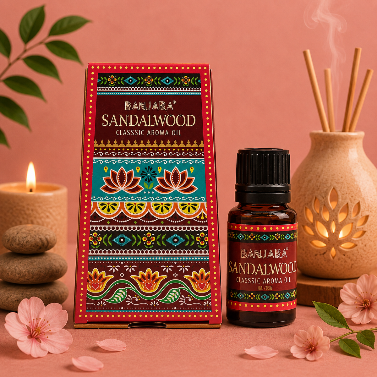 Huiles parfumées indiennes Banjara - 10 ml (plusieurs senteurs)