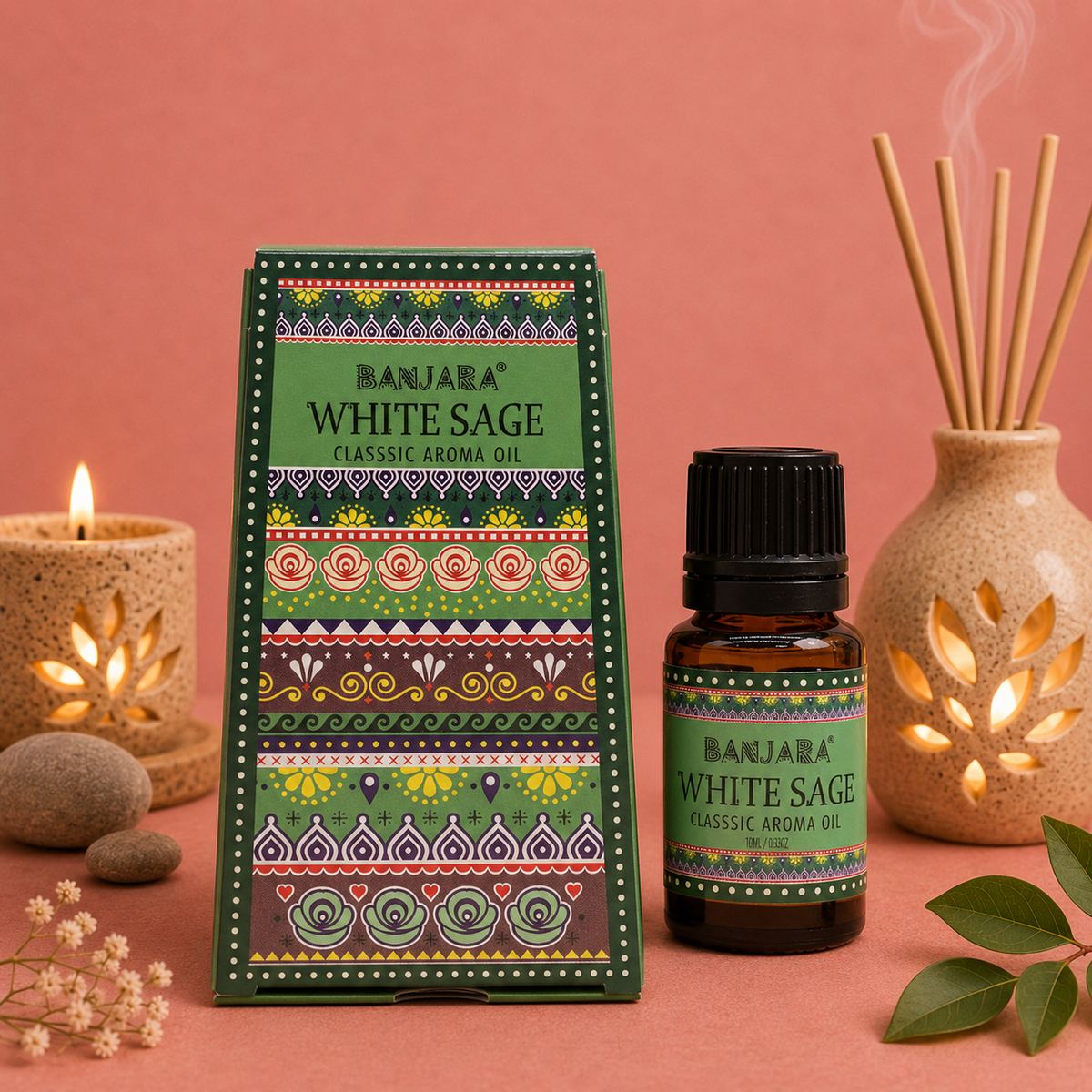 Huiles parfumées indiennes Banjara - 10 ml (plusieurs senteurs)