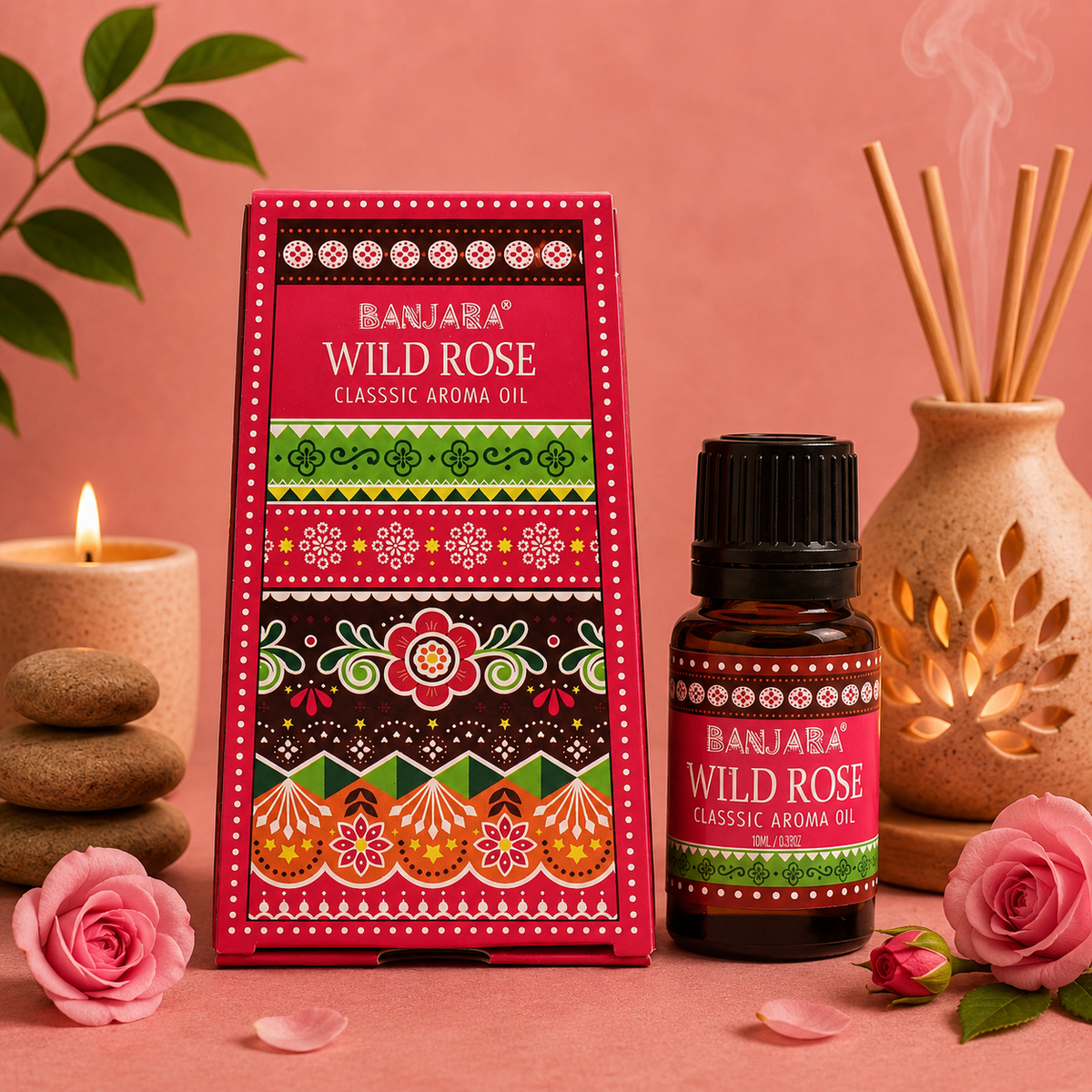 Huiles parfumées indiennes Banjara - 10 ml (plusieurs senteurs)