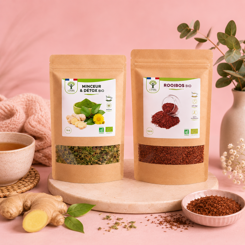Lot thé brûleur de graisse + thé anti-stress relaxant