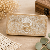 Plateau long en bois de manguier - 30 x 15 x 2,5 cm