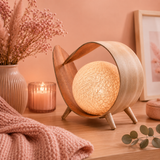 Lampe naturelle en noix de coco (2 variantes)