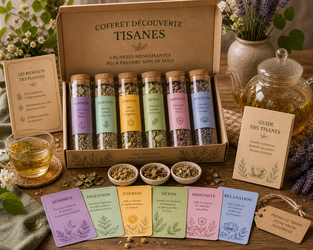 COFFRETS DÉCOUVERTE TISANES