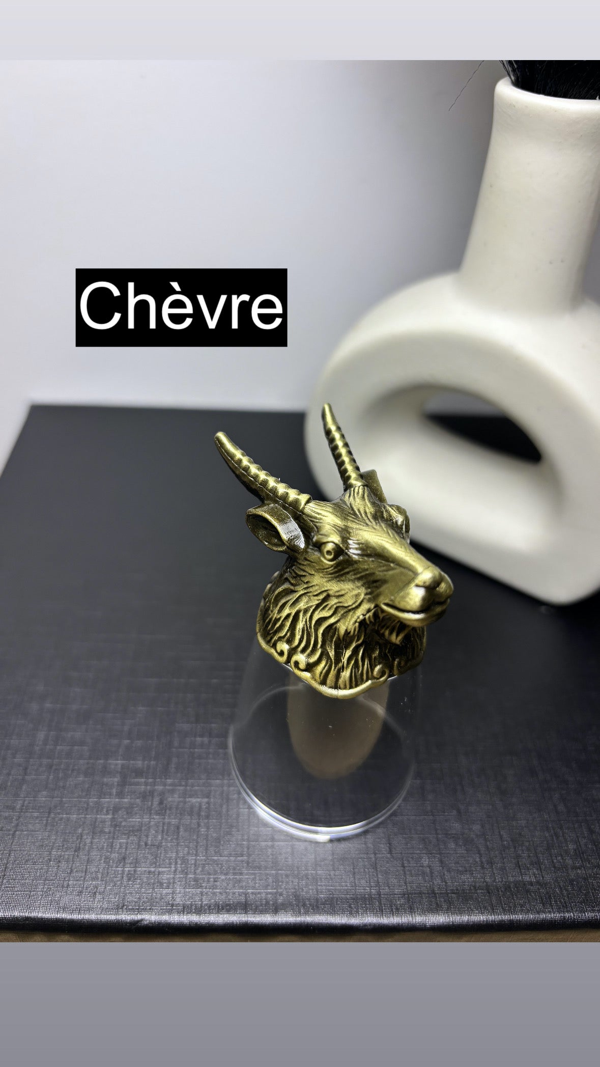 Coffret 12 verres à shot (25 ml) - Créatures du zodiaque chinois - Bronze antique (vente à l'unité)