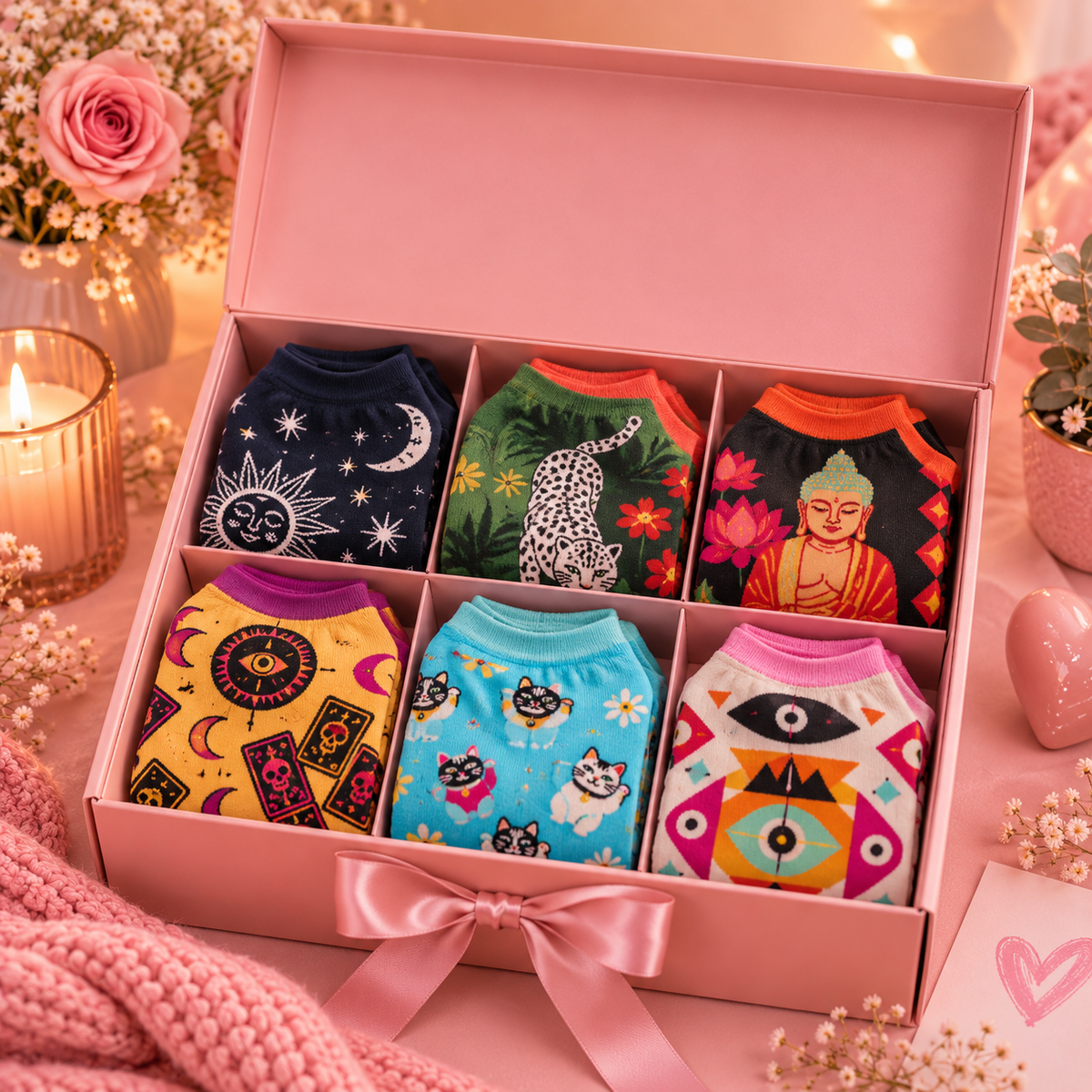 Coffret 6 Paires de Socquettes Hop Hare en Bambou