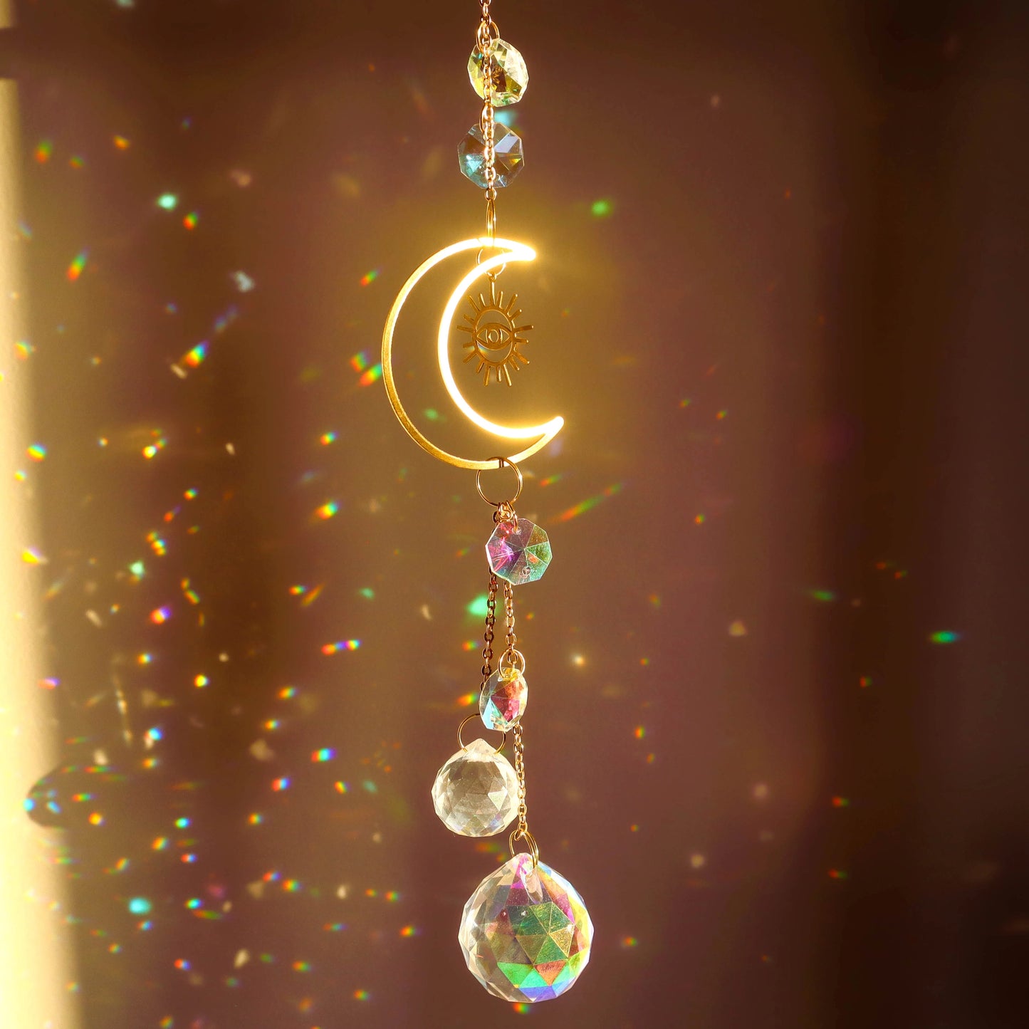 Attrape-soleil Guirlandes lumineuses – Décoration de fenêtre