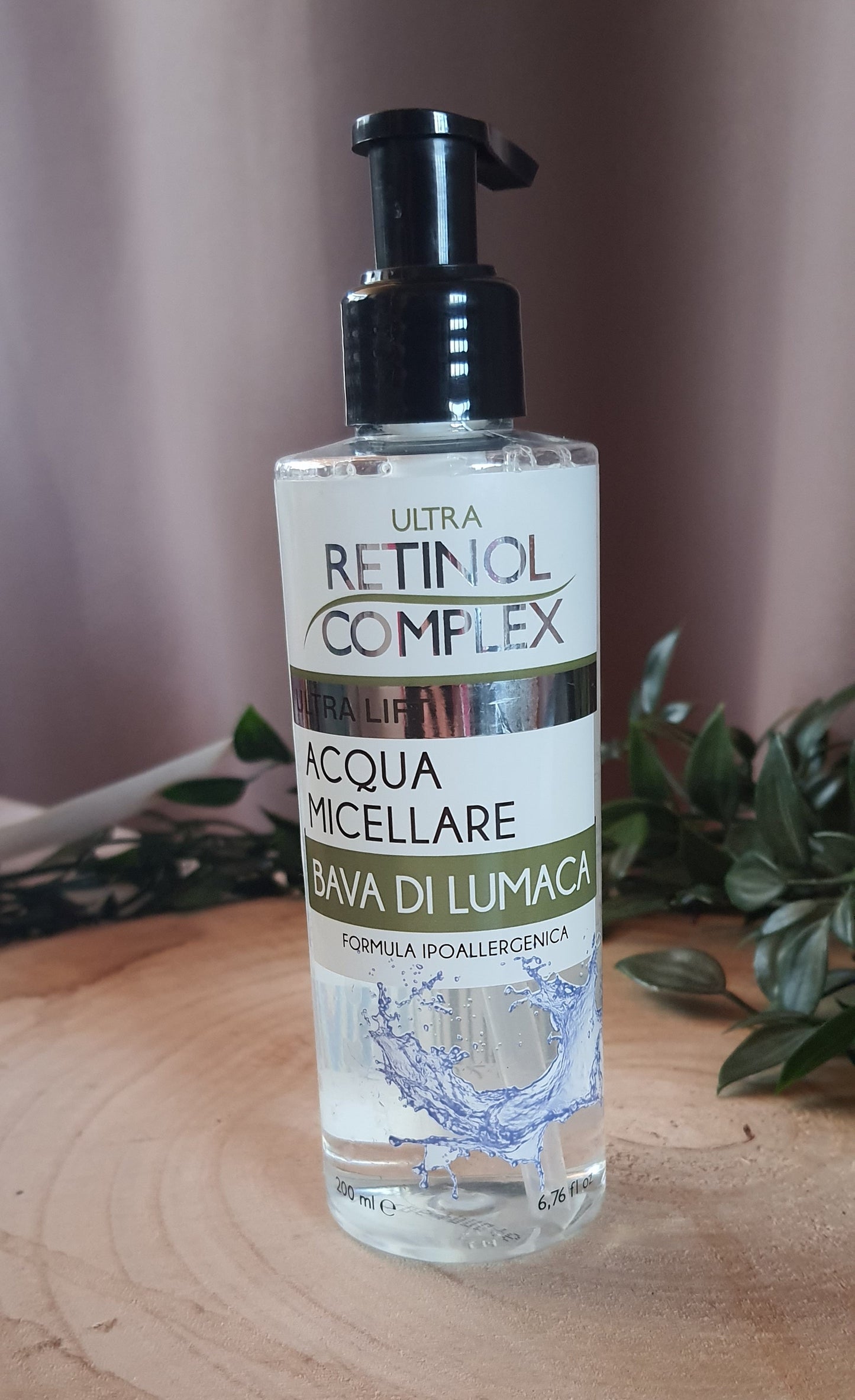 Eau micellaire Rétinol complex à la bave d'escargot