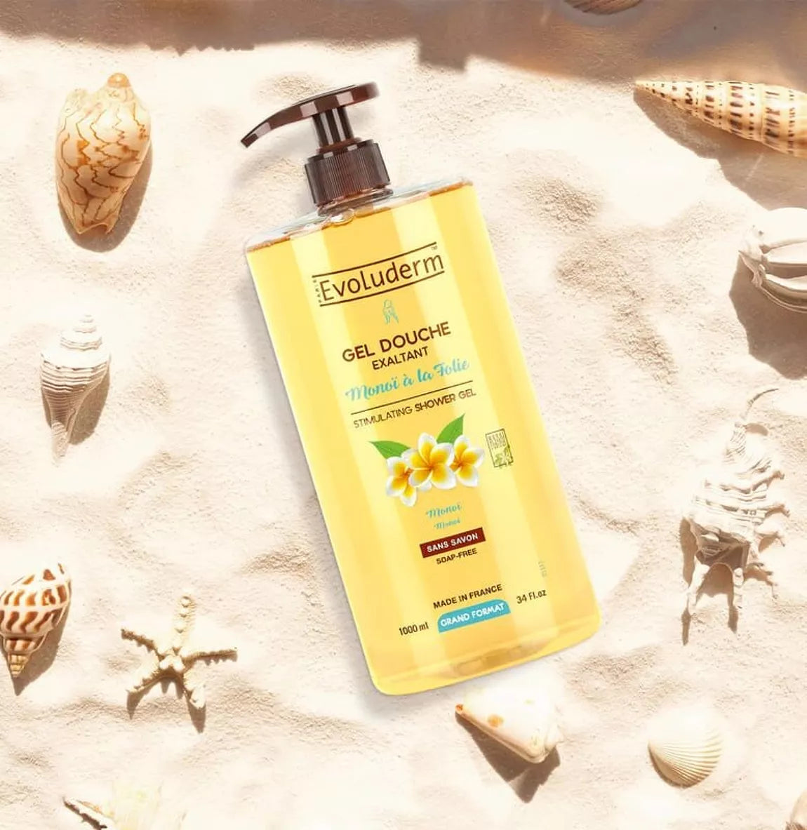 Gel douche exaltant au Monoï - 500 ml ou 1 l