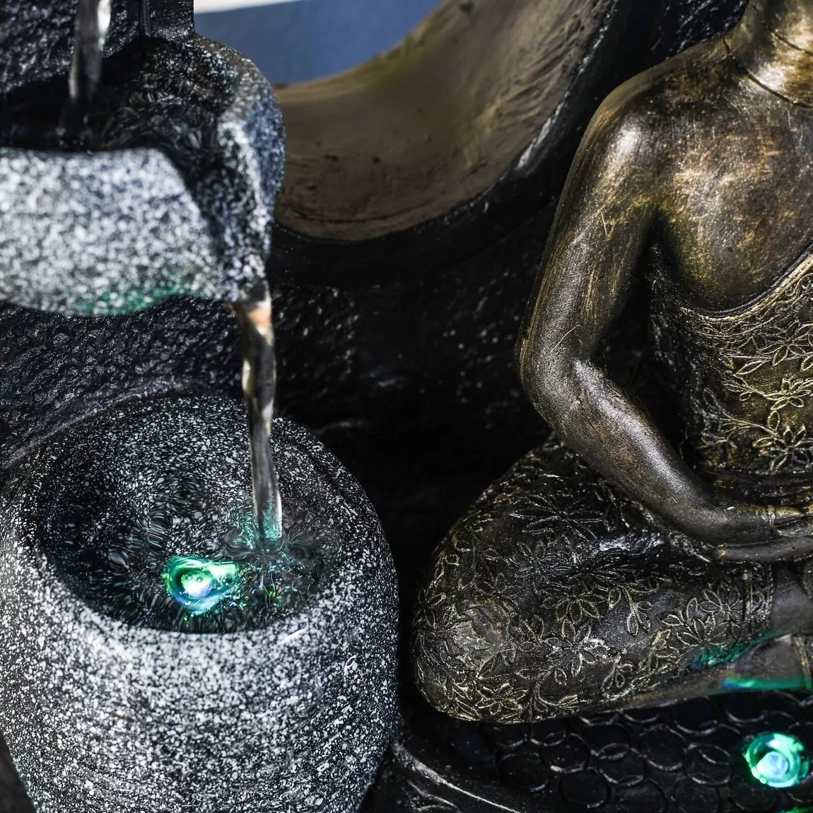 Fontaine Bouddha Harmonie (26x26x40 cm)