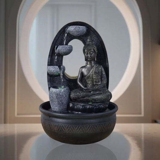 Fontaine Bouddha Harmonie (26x26x40 cm)