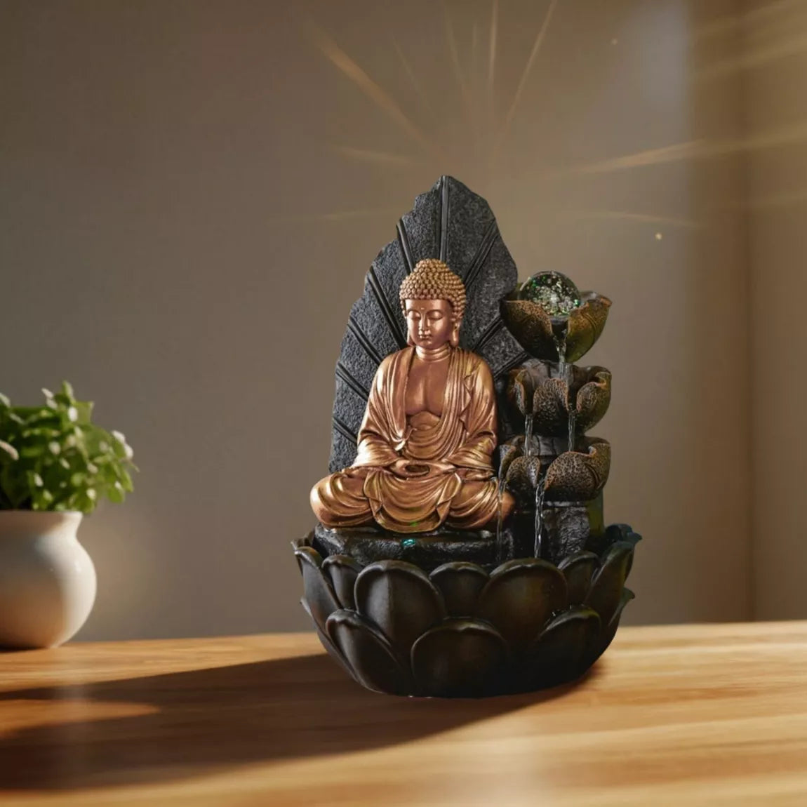 Fontaine Bouddha Hartha (27x27x40 cm)